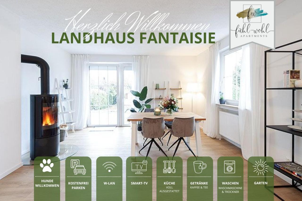 Ferienhaus Fantaisie - Wohnen Nahe Schlosspark -Stadtgrenze Bayreuth Fuer 1-5 Pers, Hunde Willkommen, Voll Eingezaeunt Eckersdorf Exterior foto