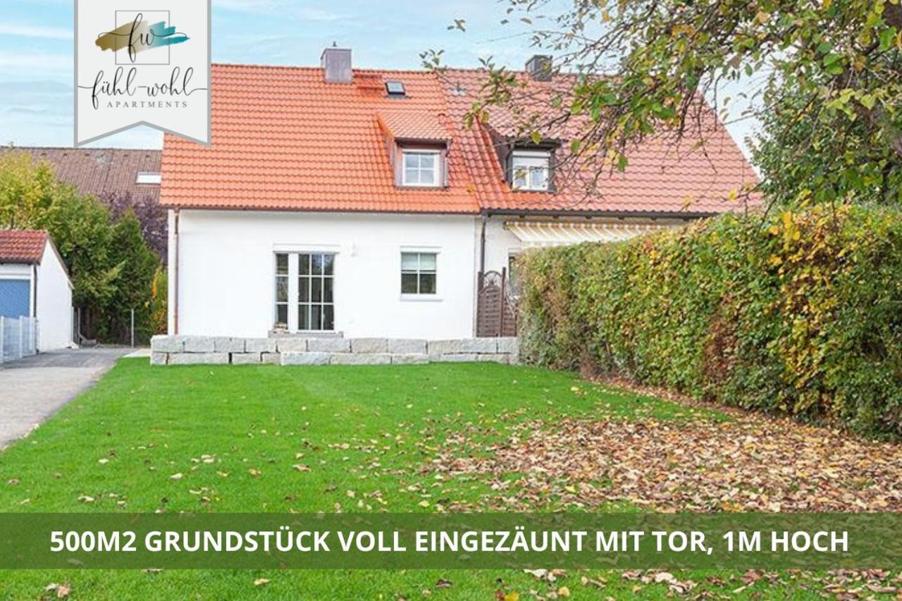 Ferienhaus Fantaisie - Wohnen Nahe Schlosspark -Stadtgrenze Bayreuth Fuer 1-5 Pers, Hunde Willkommen, Voll Eingezaeunt Eckersdorf Exterior foto